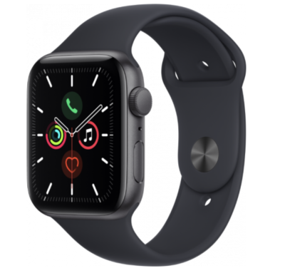 Фото 1 — Apple Watch SE 2020 40 мм спортивный ремешок темная ночь