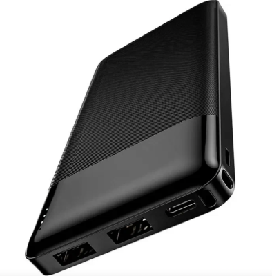 Фото 1 — Аккумулятор внешний HOCO J72 Easy Travel 10000mAh, 2хUSB, 2A, Li-Pol (черный)